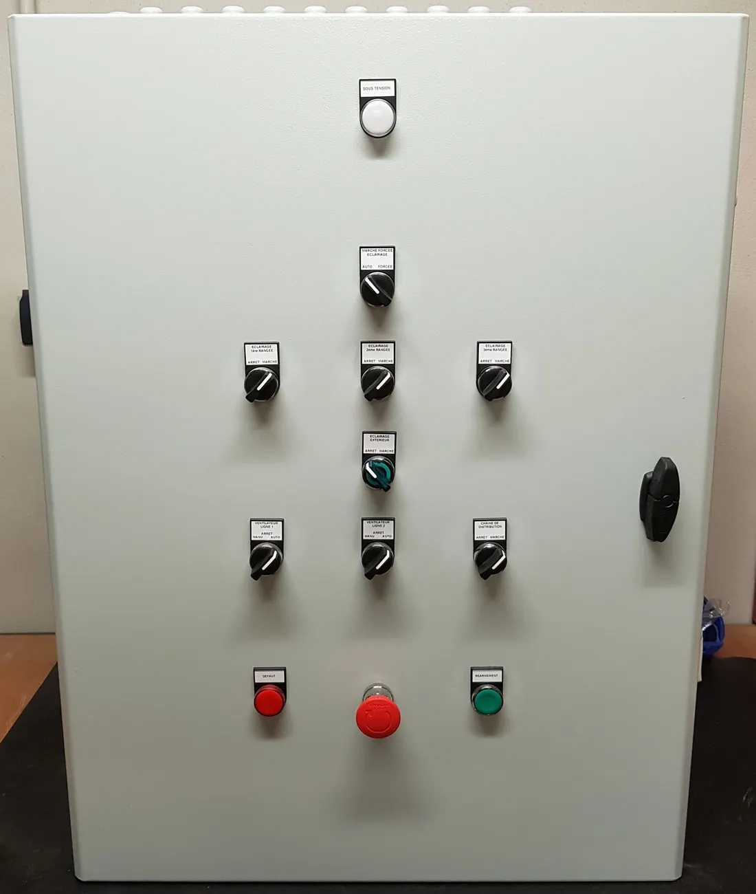 Câblage d'armoire électrique industrielle réalisé par ASL2i · réalisation 20